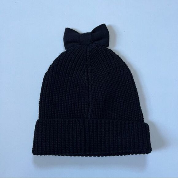 Kate Spade Bow Top Beanie Hat - Picture 3 of 6